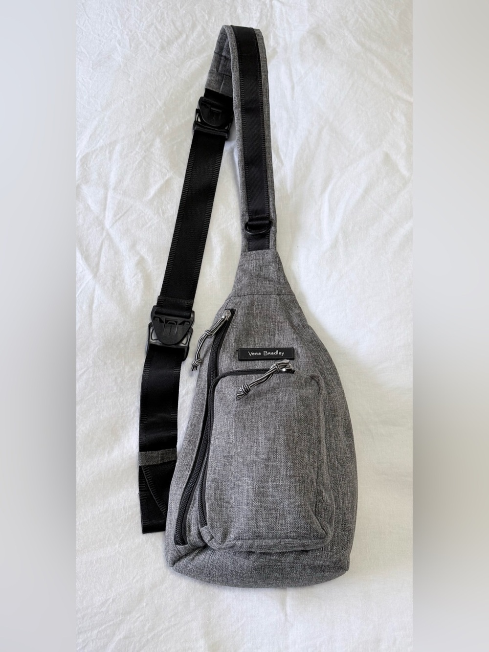 Vera Bradley | Mini Gray Reactive Sling Heathered Bag Backpack | Travel